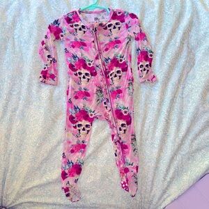 Bums & Roses Zippered PJs